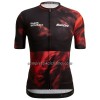 Maglia Santini 2023 Paris-Roubaix Manica Corta Hell of the North Rosso Nero
